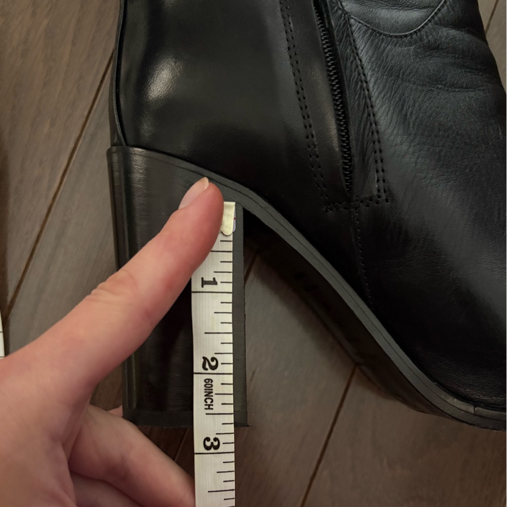 Kate Spade Black Heeled Leather Boots - Picture 9 of 9